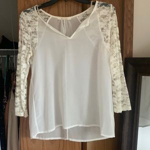 White lace blouse
